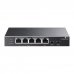 TP-Link TL-SG1005P-PD Switch 5 Puertos RJ45 1Gbps - Alcance hasta 250m con Cable - Conmutacion hasta 10Gbps - Recuperacion Automatica - Plug and Play - Carcasa Metalica - Color Negro