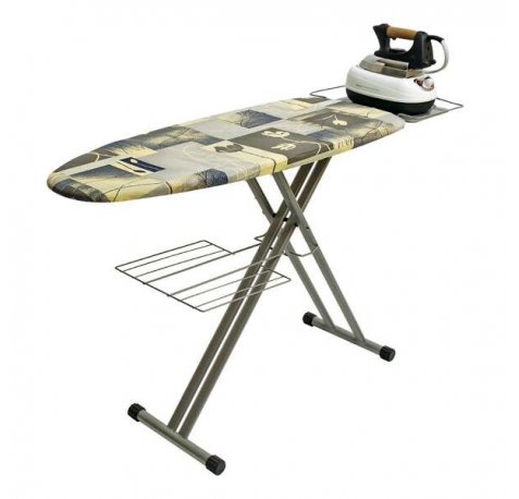 Orbegozo TP 4000 Tabla de Planchar Profesional - Superficie de Algodon para Acabado Perfecto - Soporte Seguro para Centros de Planchado - Altura Regulable hasta 93 cm