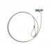 Tooq Cable de Seguridad Universal con Combinacion para Portatiles - Bloqueo de 4 Digitos - Acero 4.5mm - Longitud 1.50m