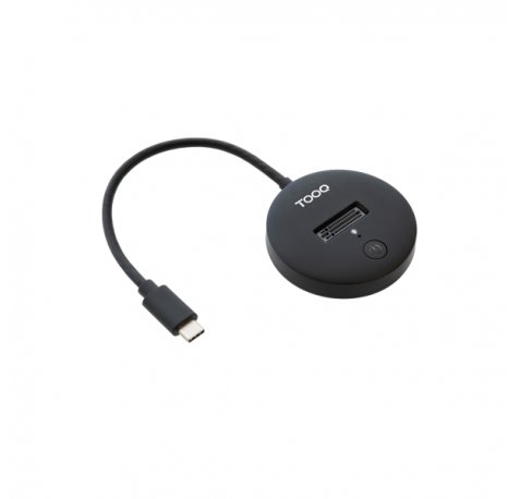 Tooq TQDS-100B Dock M.2 NVMe PCIe - USB-C 3.2 Gen2x1 - Color Negro