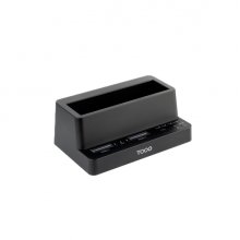 Tooq TQDS-502B Dock Doble Bahia M.2 NVMe PCIe + Bahia 2.5" y 3.5" - USB-C 3.2 Gen2 - Color Negro