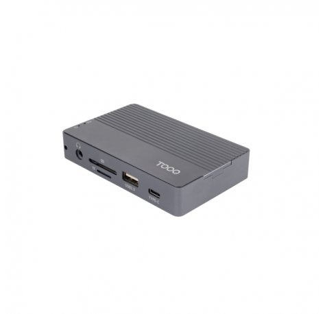 Tooq TQE-2242G Caja Externa M.2 NVME PCIe USB3.1 Gen2 Aluminio - Color Gris + Dock 10 en 1 - 1xHDMI 2.0 4K@60Hz, 1xRJ45, 1xSD, 1xMicroSD, 1xAudio, 2xUSB-A 3.0, 1xUSB-A 2.0, 1xUSB-C, 1xUSB-C PD 100W