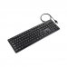 Tooq TQK-2003-B Teclado USB - Teclas Silenciosas - Cable 1.35m - Disposicion QWERTY ES - Color Negro