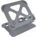 Tooq Soporte Elevador para Portatil - Aluminio - Equipos de 11-17.3" - Altura Regulable de 30 a 280mm - Plegable - Inclinacion Ajustable - Almohadillas Antideslizantes - Color Gris