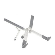 Tooq Soporte para Portatil hasta 17.3" - Plegable y Portatil - Color Plata