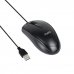 Tooq TQM-1001-B Raton USB - 1000dpi - 3 Botones - Uso Ambidiestro - Cable 1.3m - Color Negro