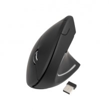 Tooq TQMWG-1104-B Raton Inalambrico Ergonomico - 3200dpi - 6 Botones - Color Negro