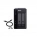 QNAP TR-002 Caja de Expansion RAID USB 3.0 - 2 Bahias 2.5", 3.5" - Ventilador 70mm