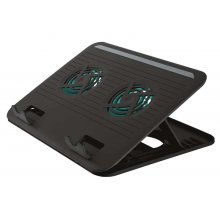 Trust Cyclone Base Refrigeradora USB para Portatil hasta 16" - 2x Ventiladores Silenciosos - 8 Posiciones Ajustables - Color Negro Trust Cyclone Base Refrigeradora USB para Portatil hasta 16" - 2x Ventiladores Silenciosos - 8 Posiciones Ajustables - Color Negro