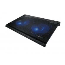 Trust Base de Refrigeracion para Portatil hasta 17.3" USB - Iluminacion LED Azul - 2 Ventiladores de 125mm - 800 RPM - 360 x 280mm - Cable de 55cm - Color Negro Trust Base de Refrigeracion para Portatil hasta 17.3" USB - Iluminacion LED Azul - 2 Ventiladores de 125mm - 800 RPM - 360 x 280mm - Cable de 55cm - Color Negro