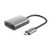 Trust Dalyx Lector de Tarjetas USB-C - SD, MicroSD - Aluminio