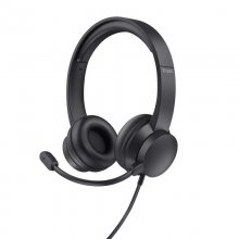 Trust Ayda Auriculares con Microfono - Diadema Ajustable - Almohadillas Acolchadas - Control de Volumen en Auricular - Cable de 1.80m - Color Negro
