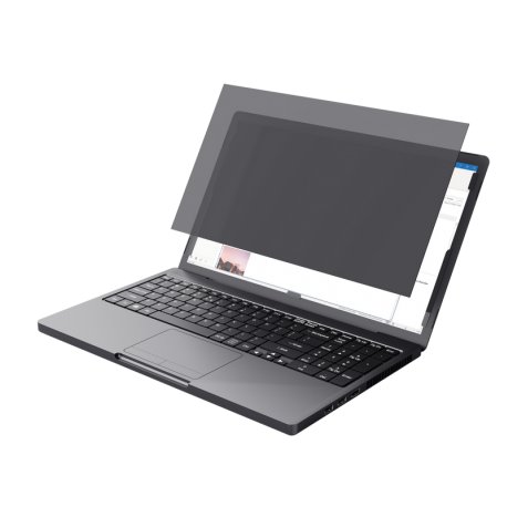Trust Filtro de Privacidad para Portatiles de 15.6" - Proteccion de Pantalla en Espacios Publicos - Angulo de Vision de 60 Grados - Facil de Colocar y Quitar