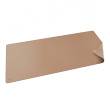 Trust Benya Alfombrilla de Escritorio XXL - PVC - Superficie Suave - Antideslizante - Flexible - 430x900mm - Color Beige