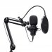 Trust GXT 270 Emita II+ Microfono de Estudio - Cable USB 2.5m - Filtro Antipop de Rejilla - Brazo Ajustable - Filtro Antiviento - 42x42x162mm - Color Negro