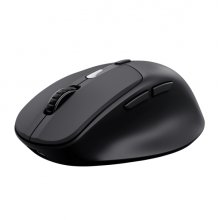 Trust Zevo Raton Inalambrico - Ajustable hasta 4000dpi - Bluetooth - Clic Silencioso - Receptor USB-A - Multidispositivo - 40x70x104mm - Color Negro