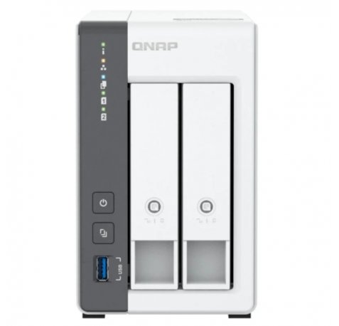 QNAP TS-216G NAS Torre Procesador ARM Cortex-A55 - Memoria 4GB - 2 Bahias 2.5", 3.5" - USB, RJ-45 2.5GB - Ventilador 70mm