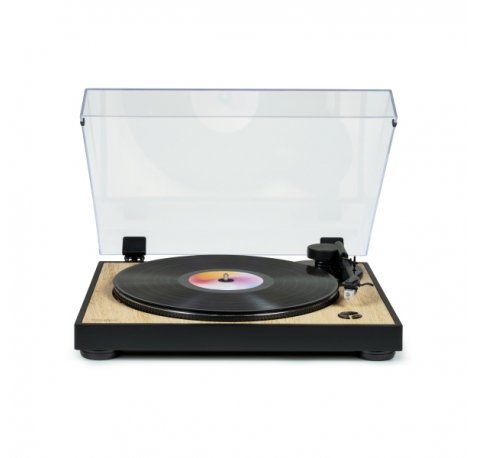 Thomson TT300 Giradiscos Preamplificado - Funcion Parada Automatica - Color Madera/Negro