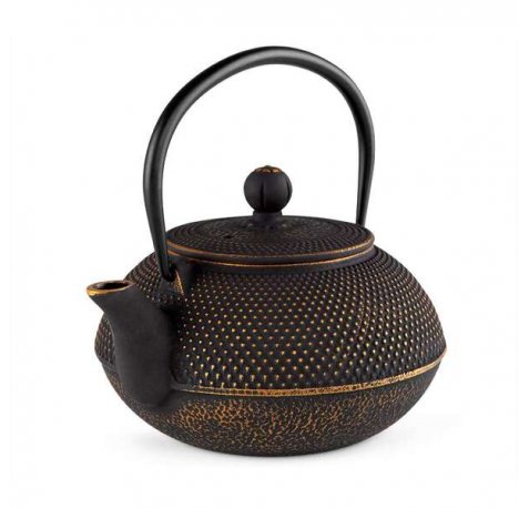 Orbegozo TTH-800 Tetera Tetsubin Elegancia y Tradicion en tu Mesa - Capacidad 800ml - Interior Esmaltado - Filtro de Acero Inoxidable - Apta para Todo Tipo de Fuegos