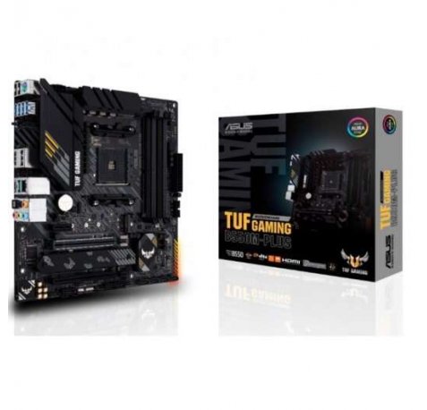 Asus TUF Gaming B550M-Plus Placa Base AMD - HDMI, DisplayPort, PCIe 4.0, M2, Sata III, USB 2.0, 3.2, USB-C, RJ-45
