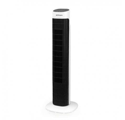 Orbegozo TWM 0930 Ventilador de Torre - Potente y Eficiente - Altura de 78.5cm - 3 Velocidades y 3 Modos de Ventilacion - Temporizador de hasta 7h 30min - Funcionamiento Silencioso