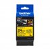 Brother TZeFX651 Cinta Laminada Flexible Original de Etiquetas - Texto negro sobre fondo amarillo - Ancho 24mm x 8 metros