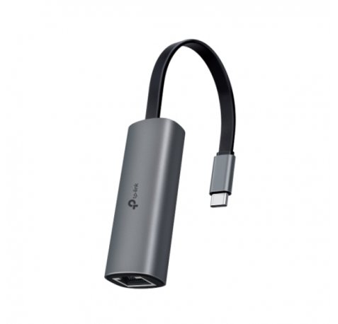 TP-Link UE302C Adaptador RJ45 a USB-C - RJ45 2.5Gbps Hembra - USB-C Macho - Aluminio - Plug and Play - Color Gris Oscuro