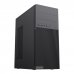 Unykach Aero C360 Caja ATX - Fuente de Alimentacion 500W Incluida - Soporte para 5,25" 3.5" y 2.5" - USB-A 2.0/3.2 / tipo C y Audio - Color Negro