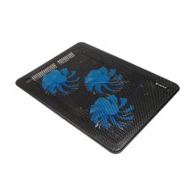 Unykach Candy C300 Base de Refrigeracion - 3 Ventiladores LED Azul - Altura Ajustable - Estructura Resistente - 2 Puertos USB - Color Negro Unykach Candy C300 Base de Refrigeracion - 3 Ventiladores LED Azul - Altura Ajustable - Estructura Resistente - 2 Puertos USB - Color Negro