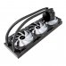 Unykach Aquastorm 360 Kit de Refrigeracion Liquida - 3 Ventiladores de 120mm - Iluminacion RGB - Visualizacion Temperatura CPU - Tubo de 38mm