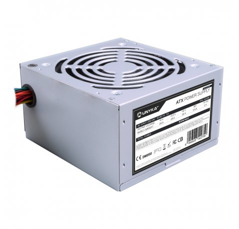 Unykach ATX 500W Fuente de Alimentacion 500W ATX - Ventilador 120mm