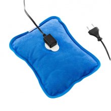 Innovagoods Bolsa de Agua Caliente Electrica - Potencia 600W - Duracion hasta 2h - Recargable - Temperatura hasta 75ÂºC - 18x23x4cm - Color Azul