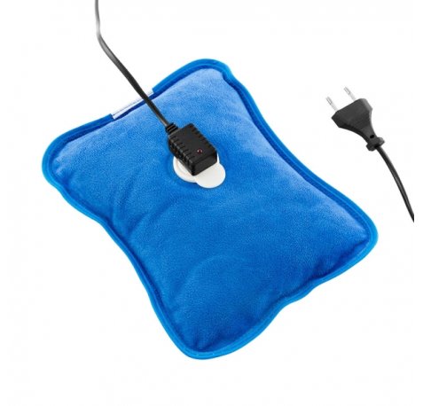 Innovagoods Bolsa de Agua Caliente Electrica - Potencia 600W - Duracion hasta 2h - Recargable - Temperatura hasta 75ÂºC - 18x23x4cm - Color Azul