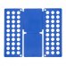 Innovagoods Doblador de Ropa - Polipropileno - Plegable - Uso Sencillo - Compacto - 24x59x1cm - Color Azul