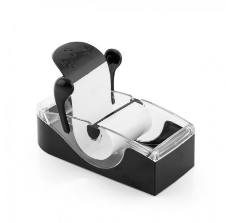 Innovagoods Maquina para Enrollar Sushi - Polipropileno - Facil de Usar - Compacto y Ligero - Incluye Recetario - 22x8x10cm - Color Negro