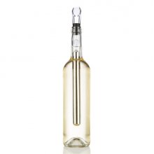 Innovagoods Enfriador de Vino con Aireador - Doble Funcion - Acero Inoxidable y ABS - Compacto y Portatil - 2.5x12x1.5cm - Color Blanco Innovagoods Enfriador de Vino con Aireador - Doble Funcion - Acero Inoxidable y ABS - Compacto y Portatil - 2.5x12x1.5cm - Color Blanco