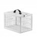 Innovagoods Food Safe Jaula de Seguridad para Neveras - Polipropileno - Cierre con Combinacion - Asa de Transporte - 28x19x19cm - Color Blanco