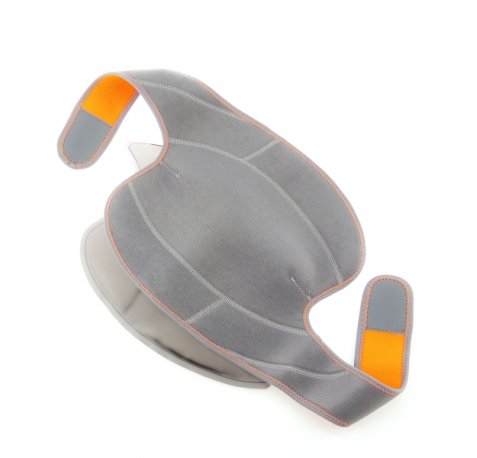 Innovagoods Rodillera de Gel con Efecto Frio y Calor - Bolsa de Gel Extraible - Ajustable con Velcro - Uso Deportivo y Rehabilitacion - Color Gris