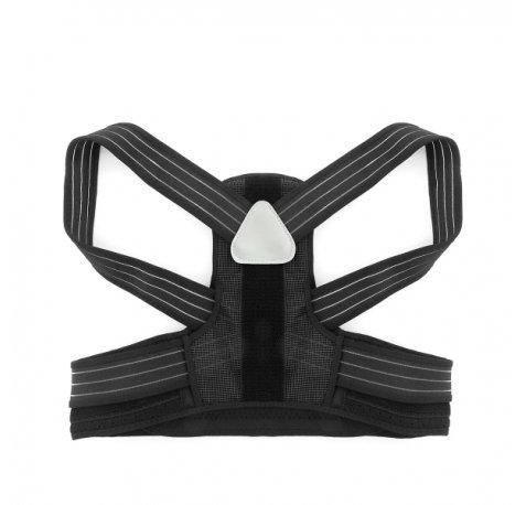 Innovagoods Pro Ticalbak Corrector de Postura Adaptable - Facil Limpieza - Unisex - Talla Unica - Transpirable - Cierre con Velcro - Color Negro