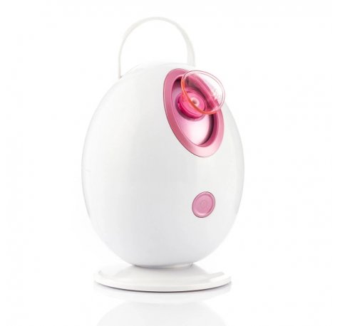 Innovagoods Moispa Sauna Facial Electrica - 300W - Deposito de 90ml - Cable 120cm - Temperatura Regulable - Apagado Automatico - Difusor Regulable - 13x17.5x13cm - Color Blanco