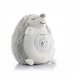 Innovagoods Spikey Erizo de Peluche con Ruido Blanco y Proyector Quitamiedos - Luz LED RGB - Apagado Automatico - Estrellas y Lunas en el Techo - 16x19x15cm - Color Blanco y Gris