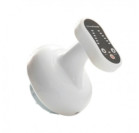 Innovagoods Cellout Masajeador Anticelulitico por Succion y Calor Recargable - Vacumterapia - Intensidad Regulable - Recargable por USB - DiseÃ±o Portatil - Color Blanco
