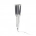 Innovagoods Wavio Plancha de Pelo Ceramica para Ondas - 55W - Cable 180cm - Temperatura hasta 200ÂºC - Indicador LED - Tecnologia Ptc - 6.3x30x4cm - Color Blanco y Gris