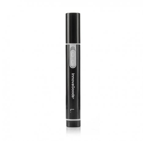 Innovagoods Trimpen Cortapelos para Nariz y Oreja - Velocidad 15000rpm - Inalambrico - Facil Limpieza - 1.4x11.3cm - Color Negro y Gris