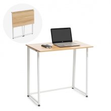Innovagoods Dolenkaf Escritorio Plegable - Soporta hasta 50kg - Facil de Transportar y Guardar - Facil Limpieza - 80x75x45cm - Color Marron y Blanco Innovagoods Dolenkaf Escritorio Plegable - Soporta hasta 50kg - Facil de Transportar y Guardar - Facil Limpieza - 80x75x45cm - Color Marron y Blanco