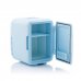 Innovagoods Mini Nevera para Cosmeticos - 48W - Capacidad 4L - Cable Extraible de 1.75m - Temperatura Regulable - Funcion Calor de 60 a 80ÂºC - Adaptador 12V - 18.5x25.2x23cm - Color Azul