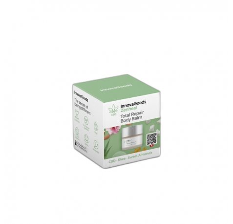 Innovagoods Zenheal Balsamo Reparador Corporal con CBD - Contenido 50ml - Vegano - Uso Diario - Dermatologicamente Probado - No Testado en Animales