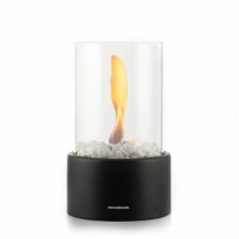 Innovagoods Heatfir Chimenea de Mesa de Bioetanol - Capacidad 150ml - Decorativa - Autonomia de 60min Cada 100ml - sin Humo - 2 Mechas Reutilizables - 16x26.5cm - Color Negro Innovagoods Heatfir Chimenea de Mesa de Bioetanol - Capacidad 150ml - Decorativa - Autonomia de 60min Cada 100ml - sin Humo - 2 Mechas Reutilizables - 16x26.5cm - Color Negro