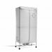 Innovagoods Dupledry Secadora Electrica Portatil de 2 Alturas - 1200W - Capacidad 15kg - Cable 140cm - Temperatura hasta 70ÂºC - Acero Inoxidable - Temporizador - 70x150x45cm - Color Gris