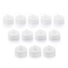 Innovagoods Romandle Pack de 12 Velas de Te LED - Luz Calida - Efecto Llama - Duracion hasta 75min - Pack de 2 Set de Velas de Te LED - 3.7x3.5cm - Color Blanco Innovagoods Romandle Pack de 12 Velas de Te LED - Luz Calida - Efecto Llama - Duracion hasta 75min - Pack de 2 Set de Velas de Te LED - 3.7x3.5cm - Color Blanco